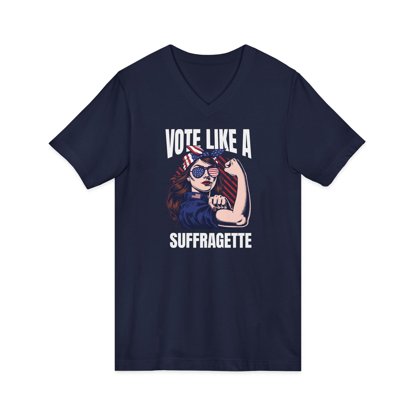 Vote Like a Suffragette V-Neck Tee