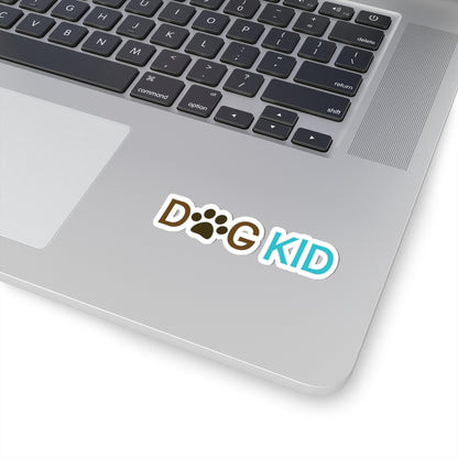 Dog Kid Kiss-Cut Sticker — Cute Kids' Dog Design