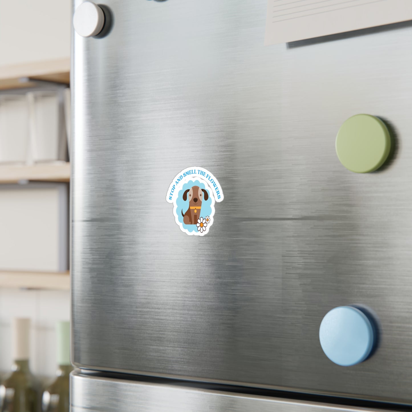 Cute Dog Vinyl Decal — Cool Art Kiss-Cut Sticker