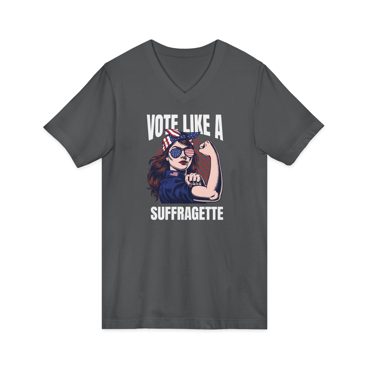 Vote Like a Suffragette V-Neck Tee